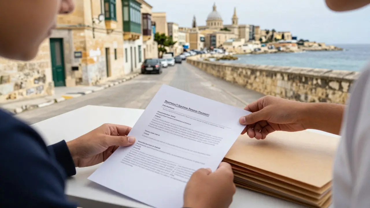 Sinh viên quốc tế trong khuôn viên đại học ở Msida, Malta